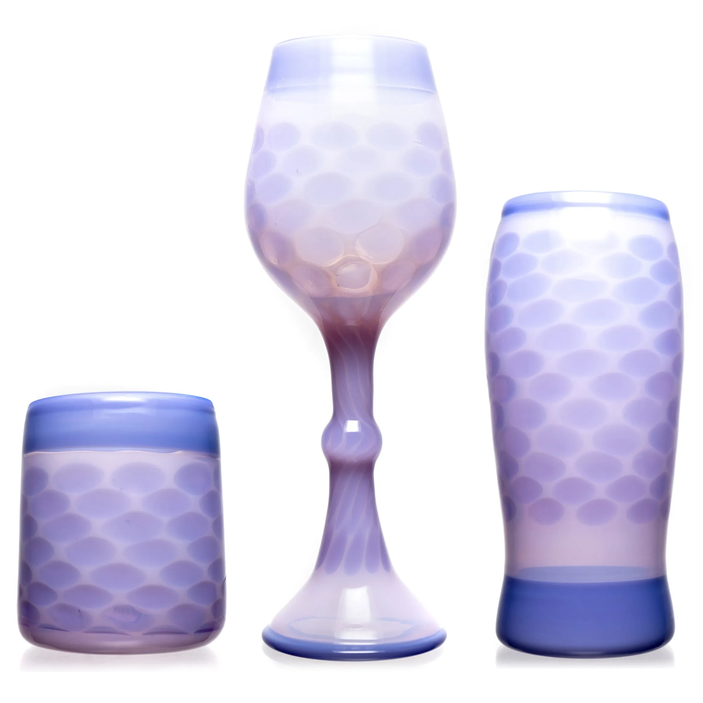 Goo Roo Designs - Cup Set - 3 Piece - Lucid & Wisteria