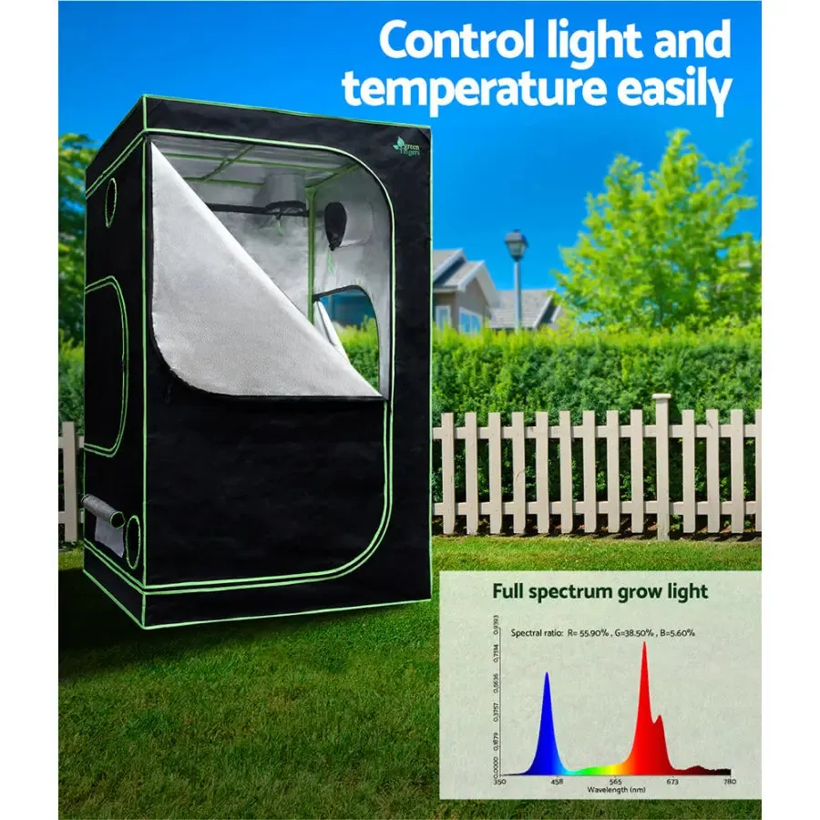 Green Fingers Grow Tent 2200W LED Grow Light Hydroponic Kits System 1.5x1.5x2M