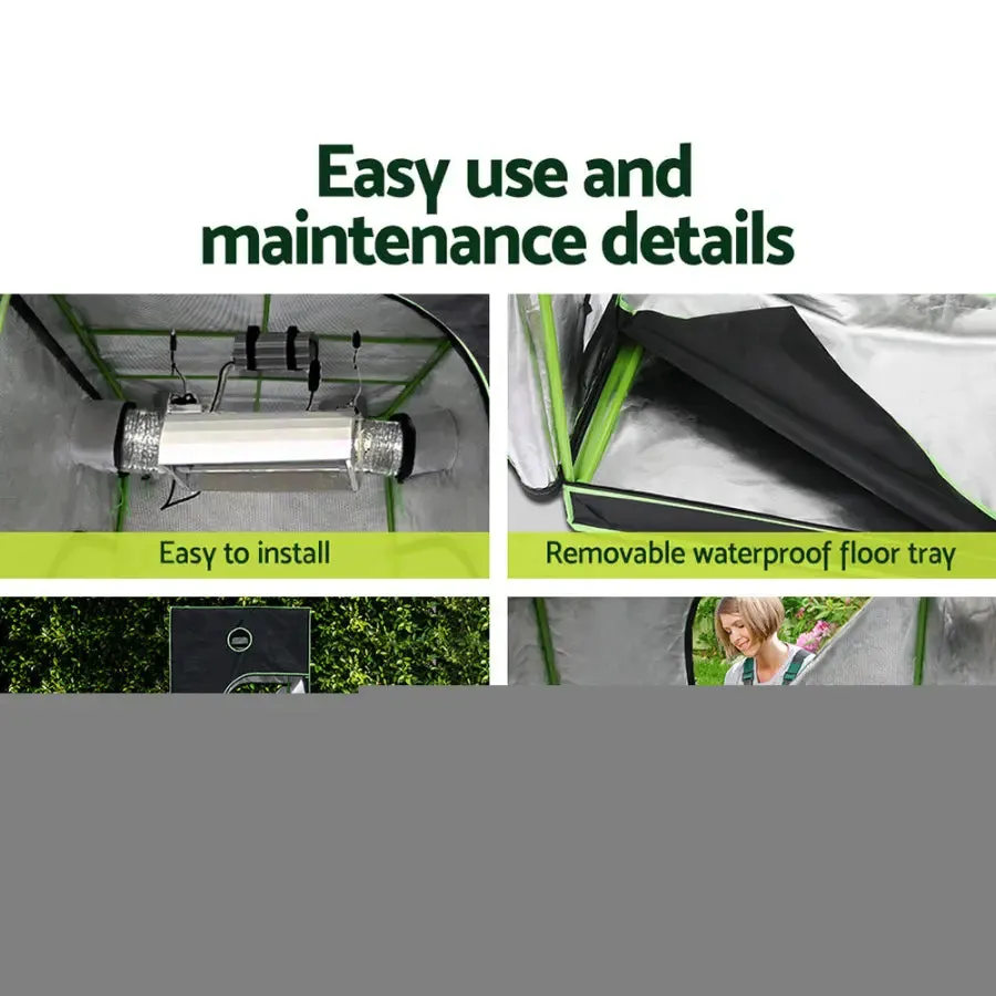 Green Fingers Grow Tent 2200W LED Grow Light Hydroponic Kits System 1.5x1.5x2M