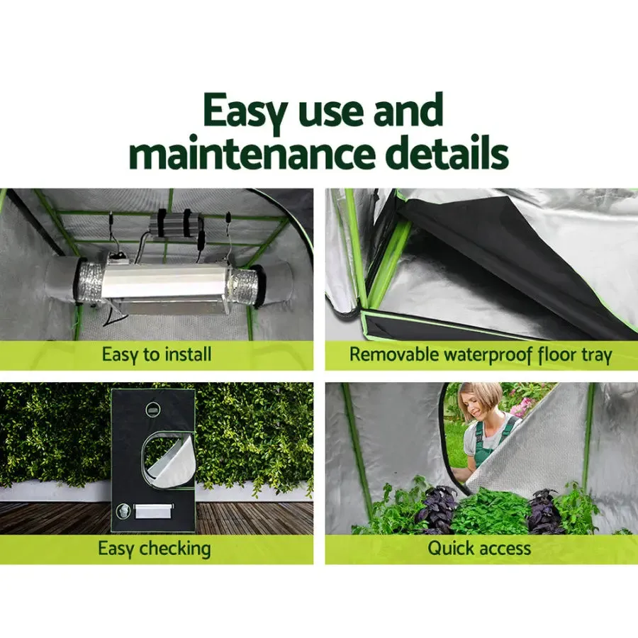 Green Fingers Grow Tent 2200W LED Grow Light Hydroponics Kits System 1.2x1.2x2M