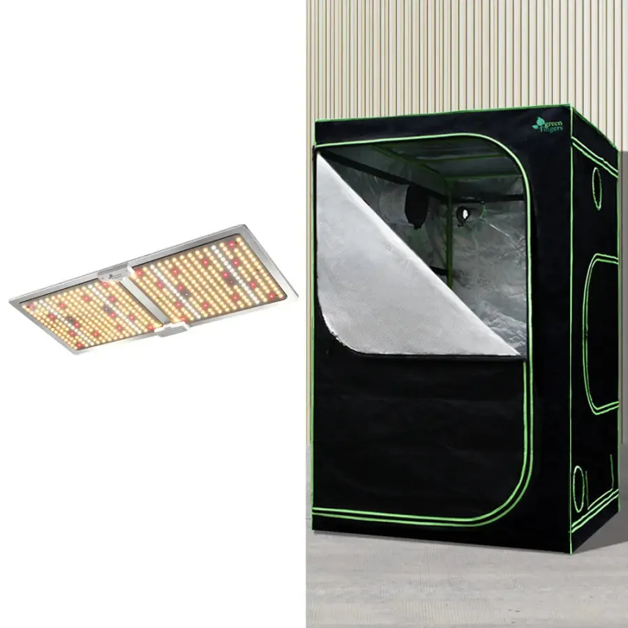 Green Fingers Grow Tent 2200W LED Grow Light Hydroponics Kits System 1.2x1.2x2M