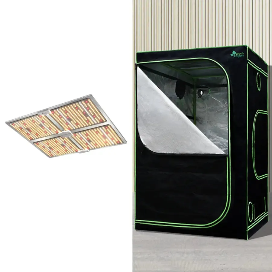 Green Fingers Grow Tent 4500W LED Grow Light Hydroponics Kits System 1.2x1.2x2M