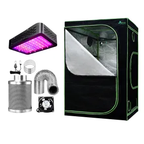 Greenfingers Grow Tent Light Kit 150x150x200CM 1000W LED 4" Vent Fan,Greenfingers Grow Tent Light Kit LED 1000W Full Spectrum 4" Vent 150x150x200CM