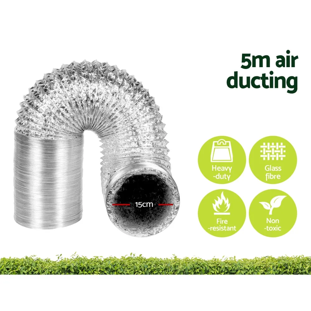 Greenfingers Grow Tent Light Kit 150x150x200CM 1200W LED 6" Vent Fan,Greenfingers Grow Tent Light Kit LED 1200W Full Spectrum 6" Vent 150x150x200CM