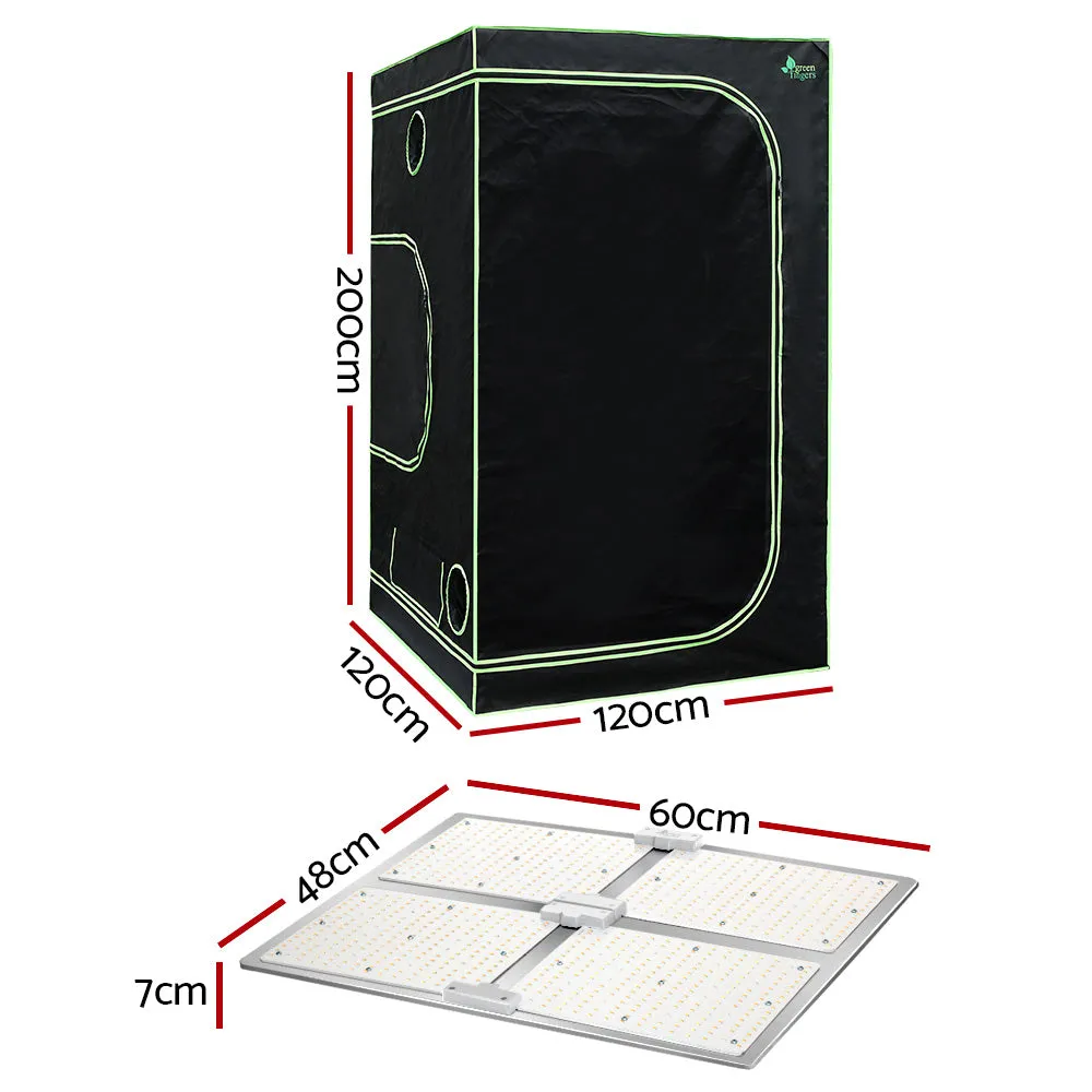 Grow Tent Light Kit 120x120x200CM 4500W LED Full Spectrum