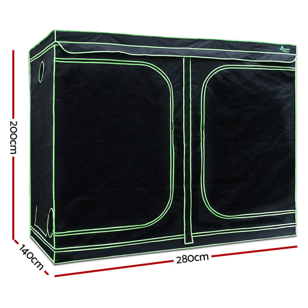 Grow Tent Light Kit 280x140x200CM 2000W LED 6" Vent Fan