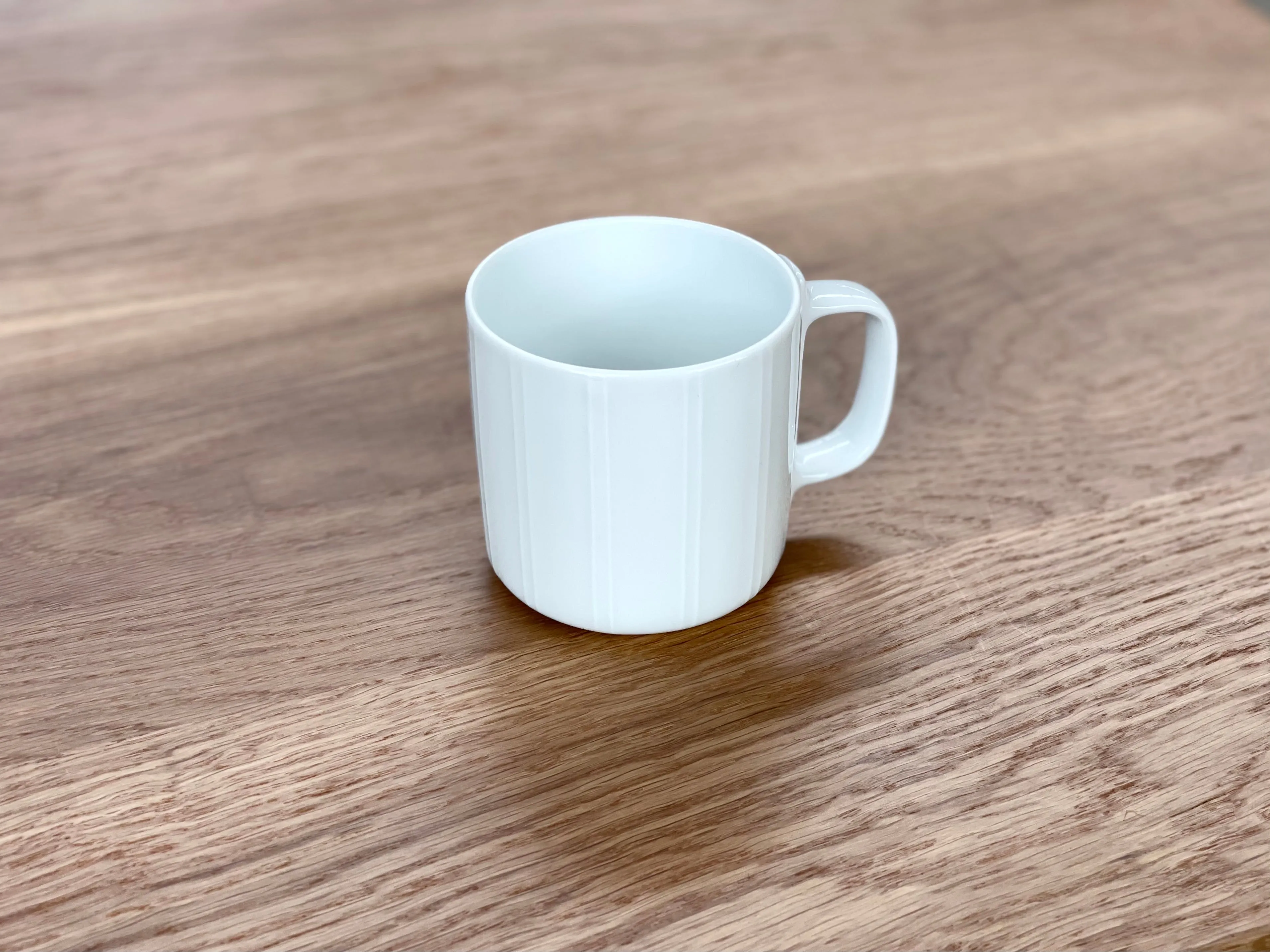 Hakusan Relief Mug A - Vertical Lines