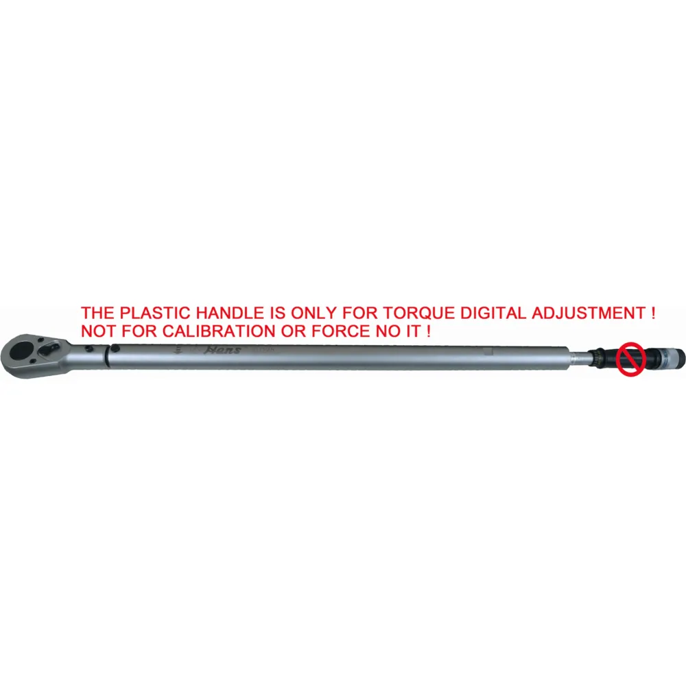 Hans 6175GN Micro Torque Click Wrench 3/4" Drive x 300-1500 Nm. 67"