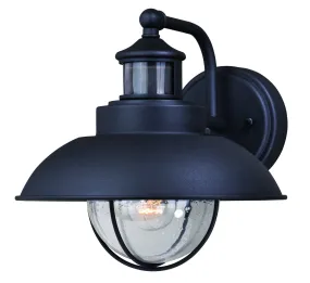 Harwich Dualux 10" Outdoor Wall Light in Textured Black