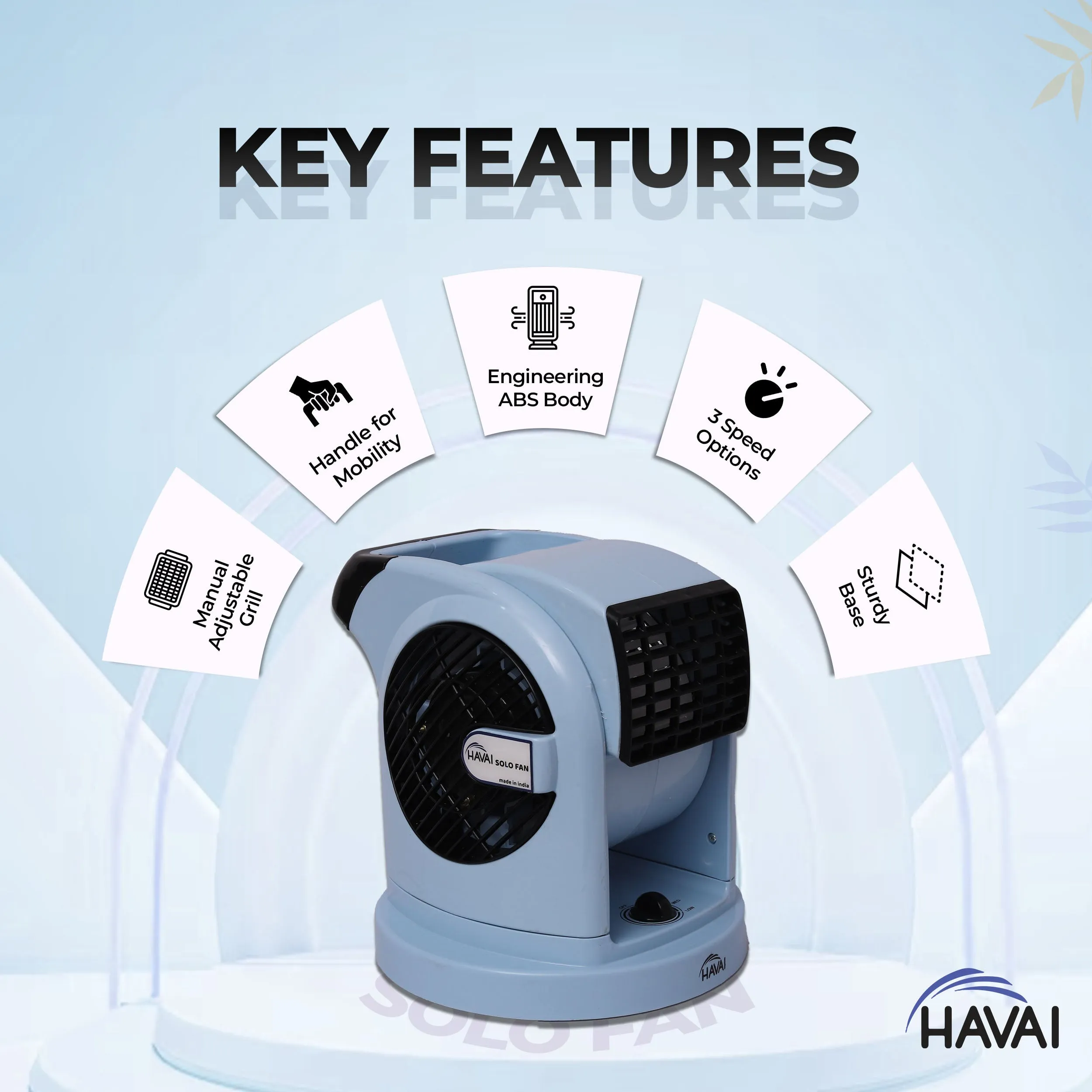 HAVAI Solo Blower Fan - Blue