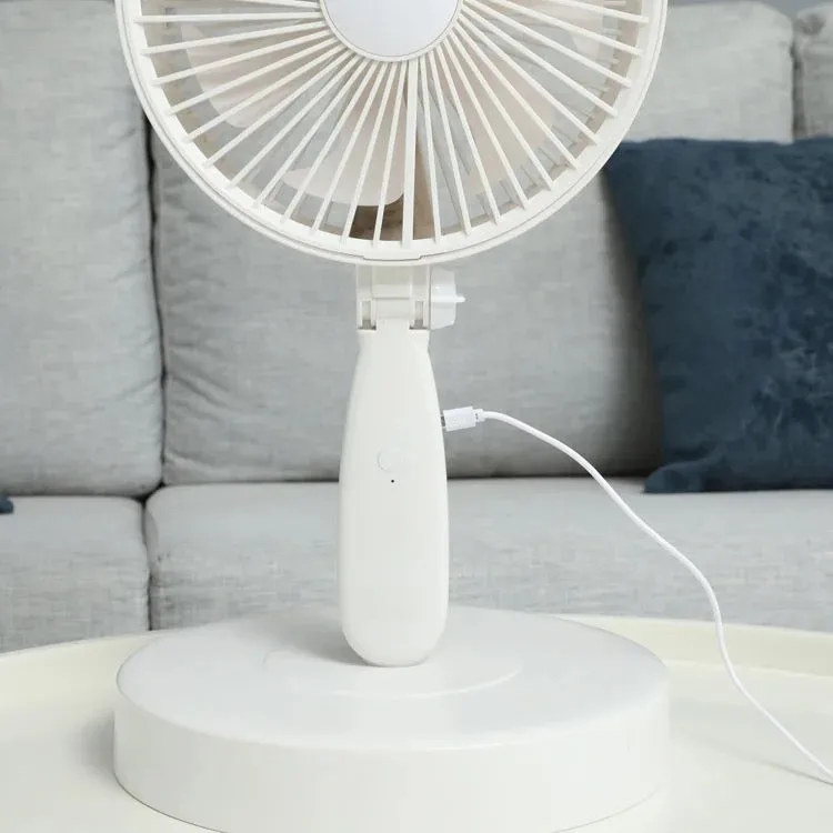 Height-Adjustable Built-In Led Light Fan