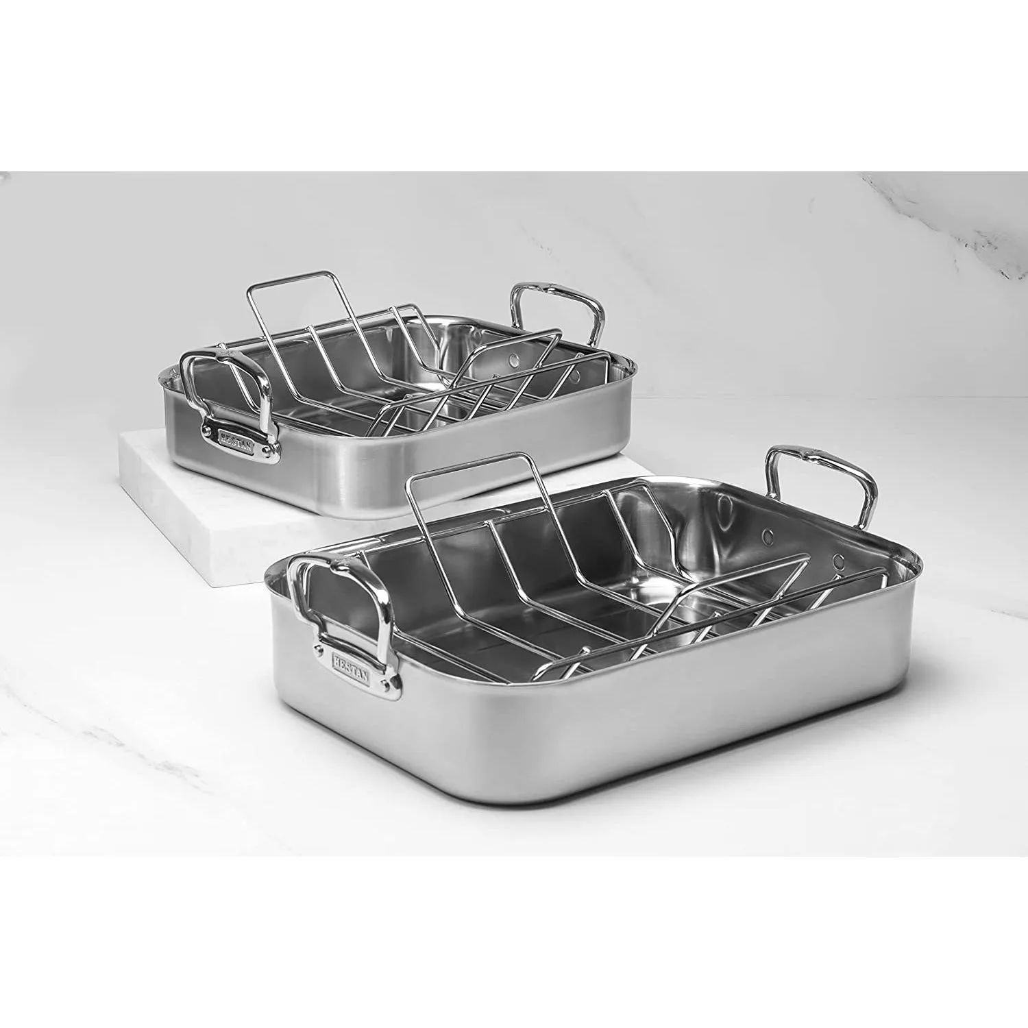 Hestan Provisions Stainless-Steel Classic Roaster w/ Rack