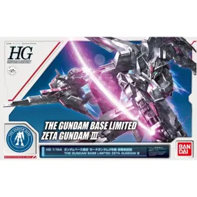 HG 1/144 The Gundam Base Limited Zeta Gundam III