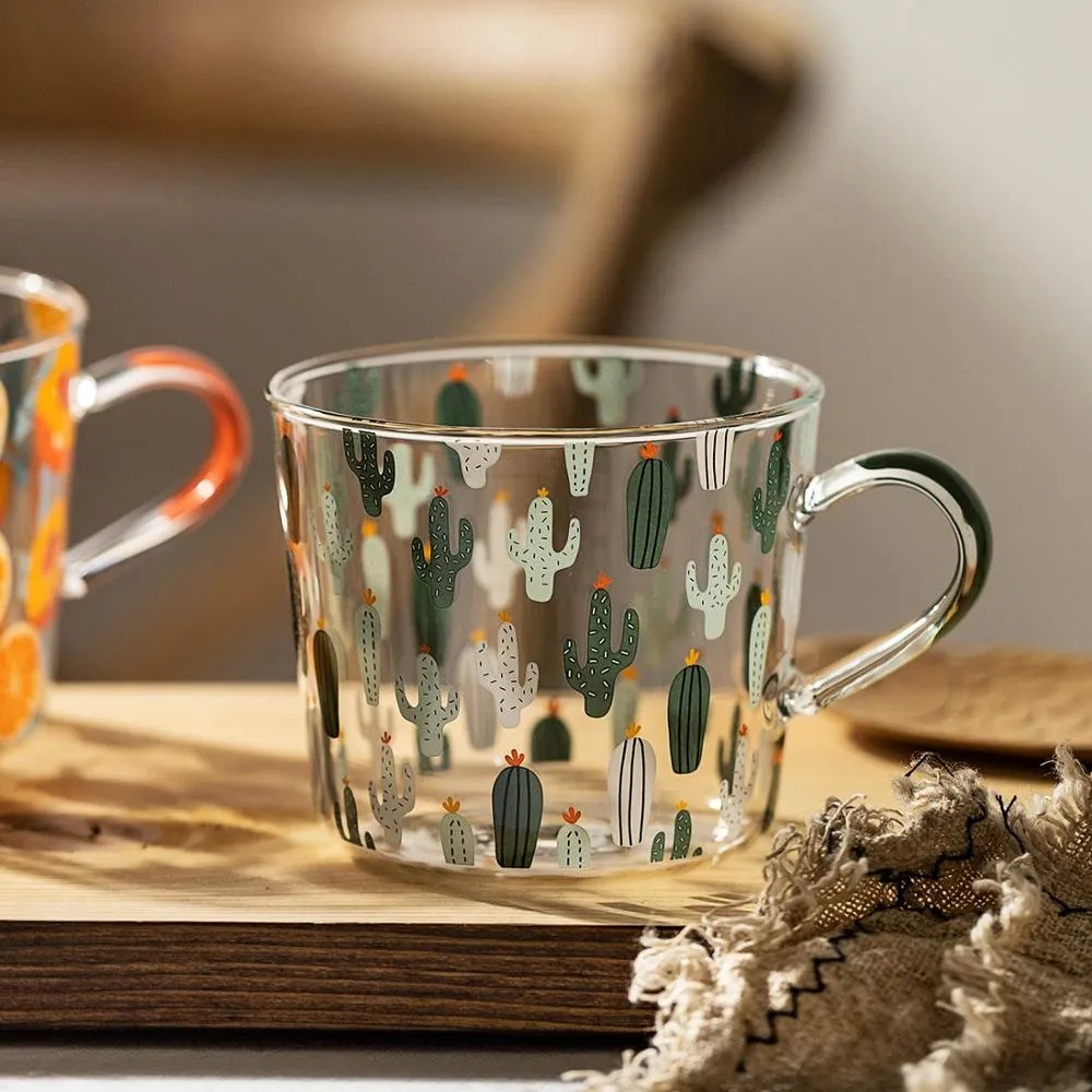 HighLand Printed Glass  Measuring Cups