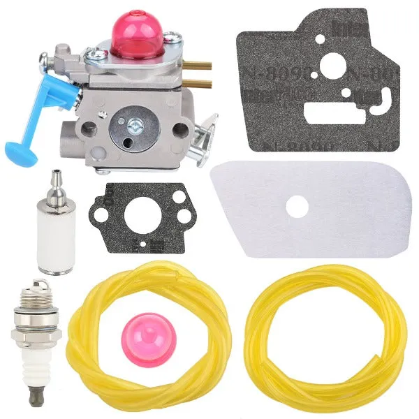 Hipa C1Q-W38 Carburetor Kit For Husqvarna 128L 128LD 128LDX 128R 128RJ 125L 125LDX String Trimmer 28cc Replaces 545081850 545006060 545081848