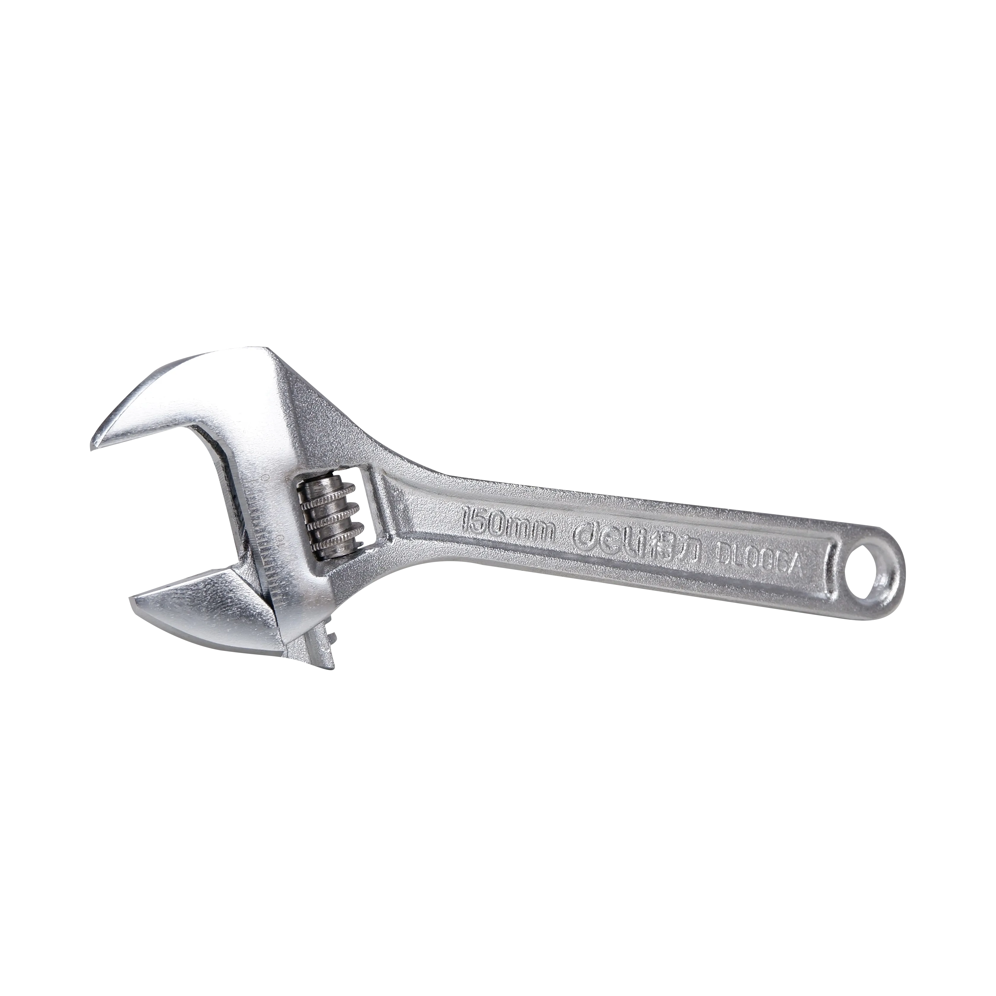 Homdum 6 inch Adjustable Wrench Deli Hex Spanner Chrome vanadium Ergonomic Handle size 150 mm