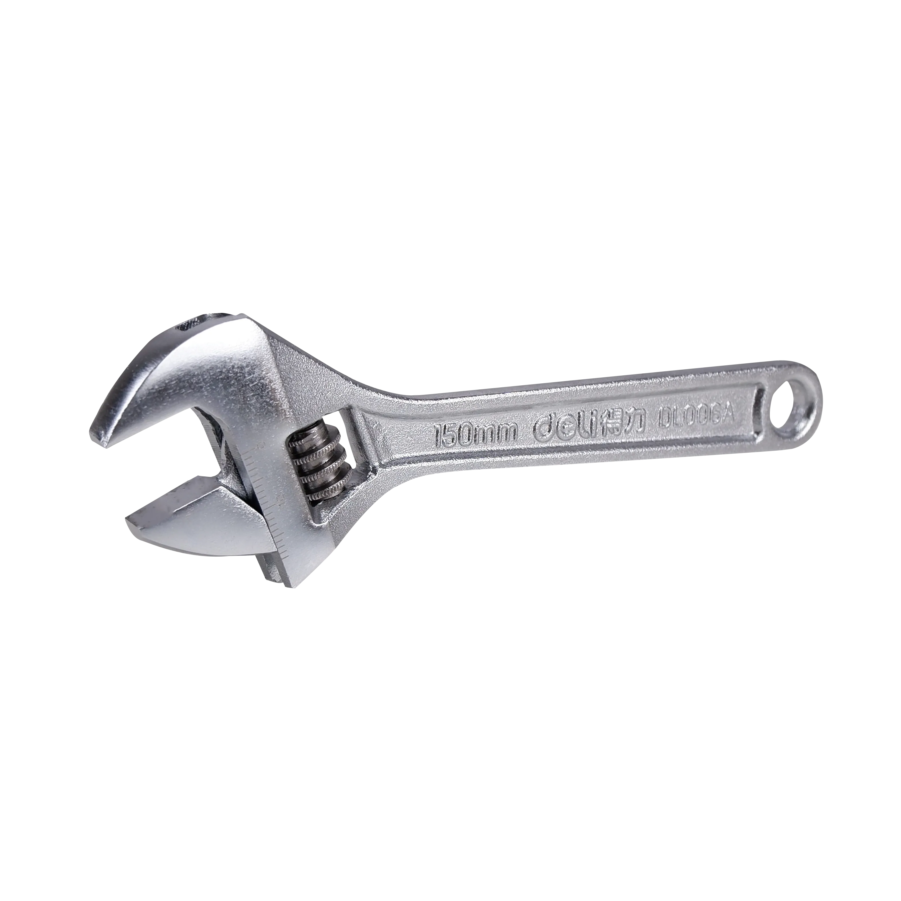 Homdum 6 inch Adjustable Wrench Deli Hex Spanner Chrome vanadium Ergonomic Handle size 150 mm