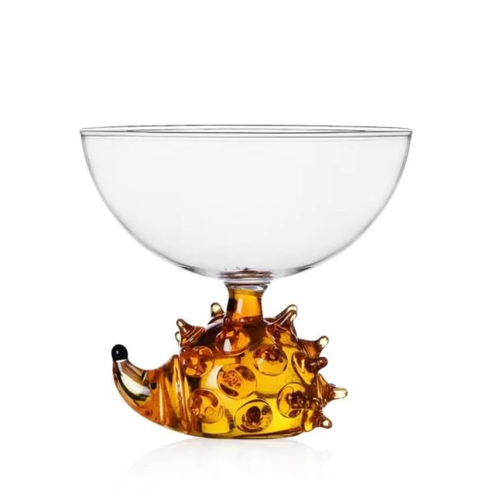 Ichendorf Animal Farm bowl amber hedgehog by Alessandra Baldereschi