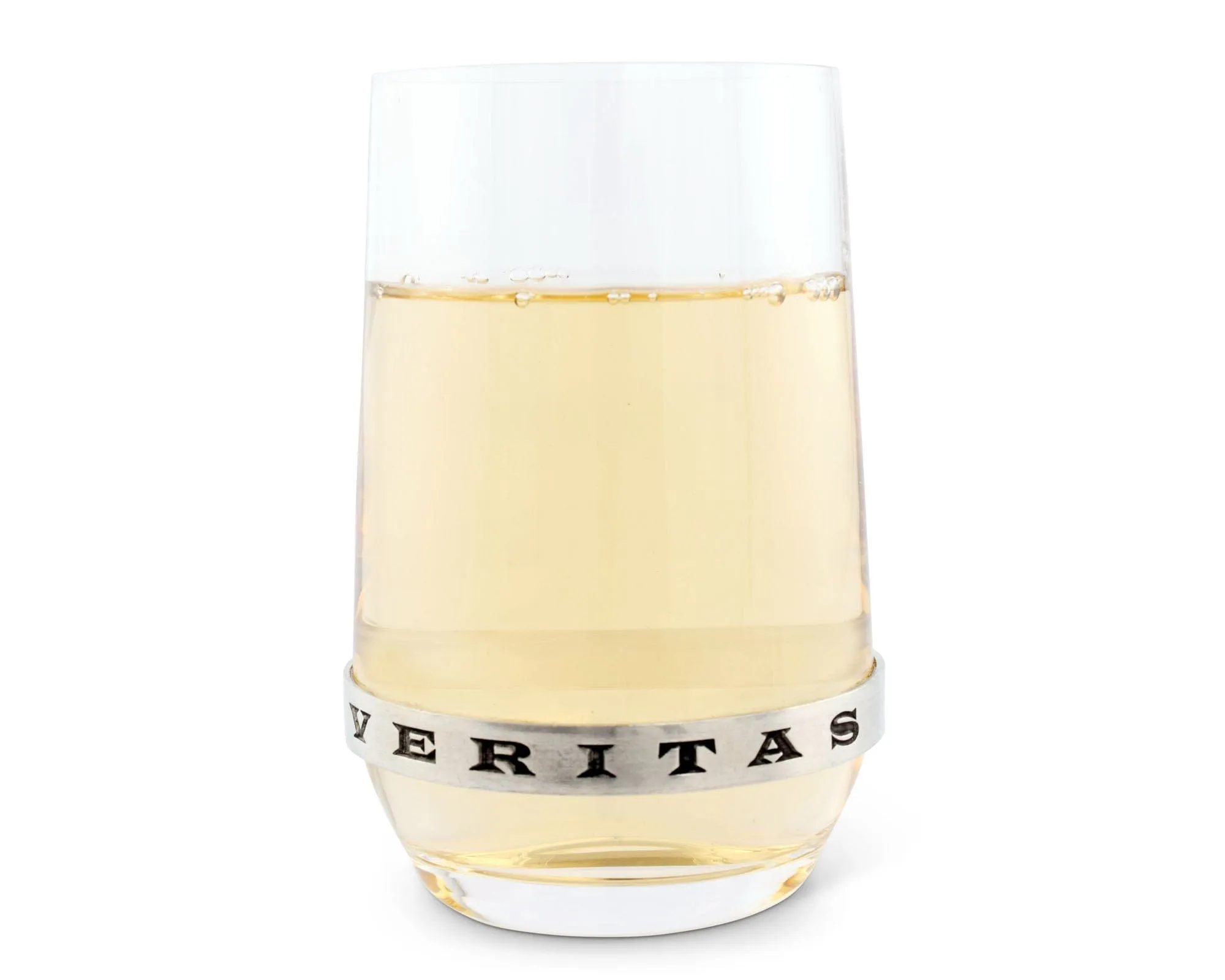 In Vino Veritas Stemless White Wine Glass