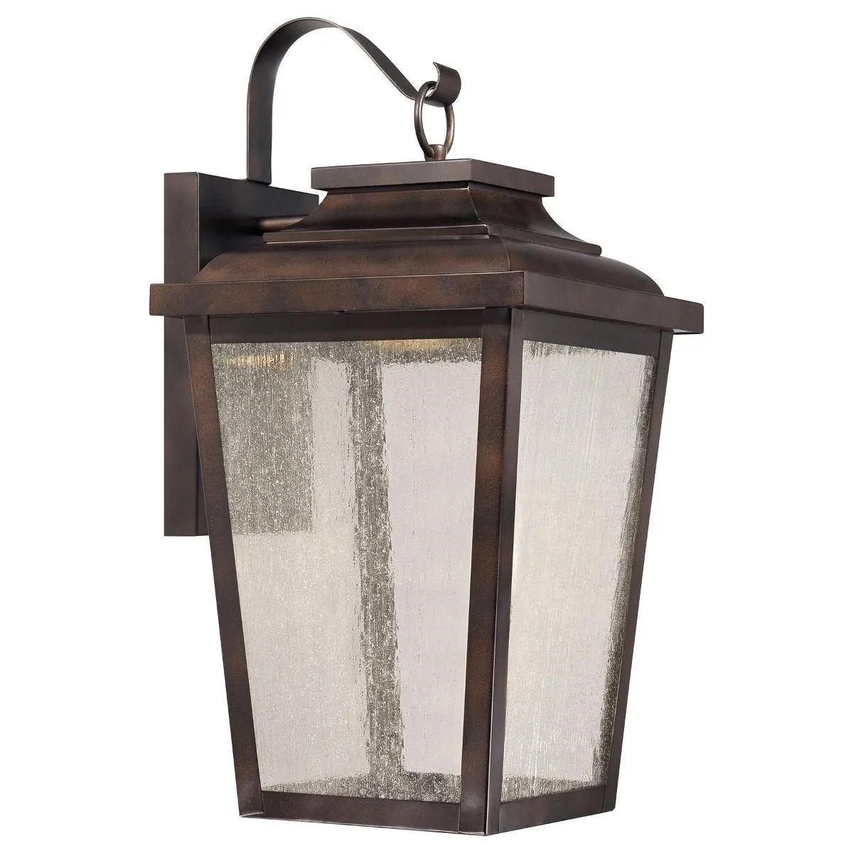 Irvington Manor 21 in. LED Outdoor Wall Lantern Bronze Finish