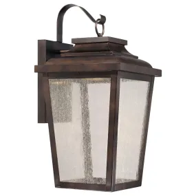 Irvington Manor 21 in. LED Outdoor Wall Lantern Bronze Finish