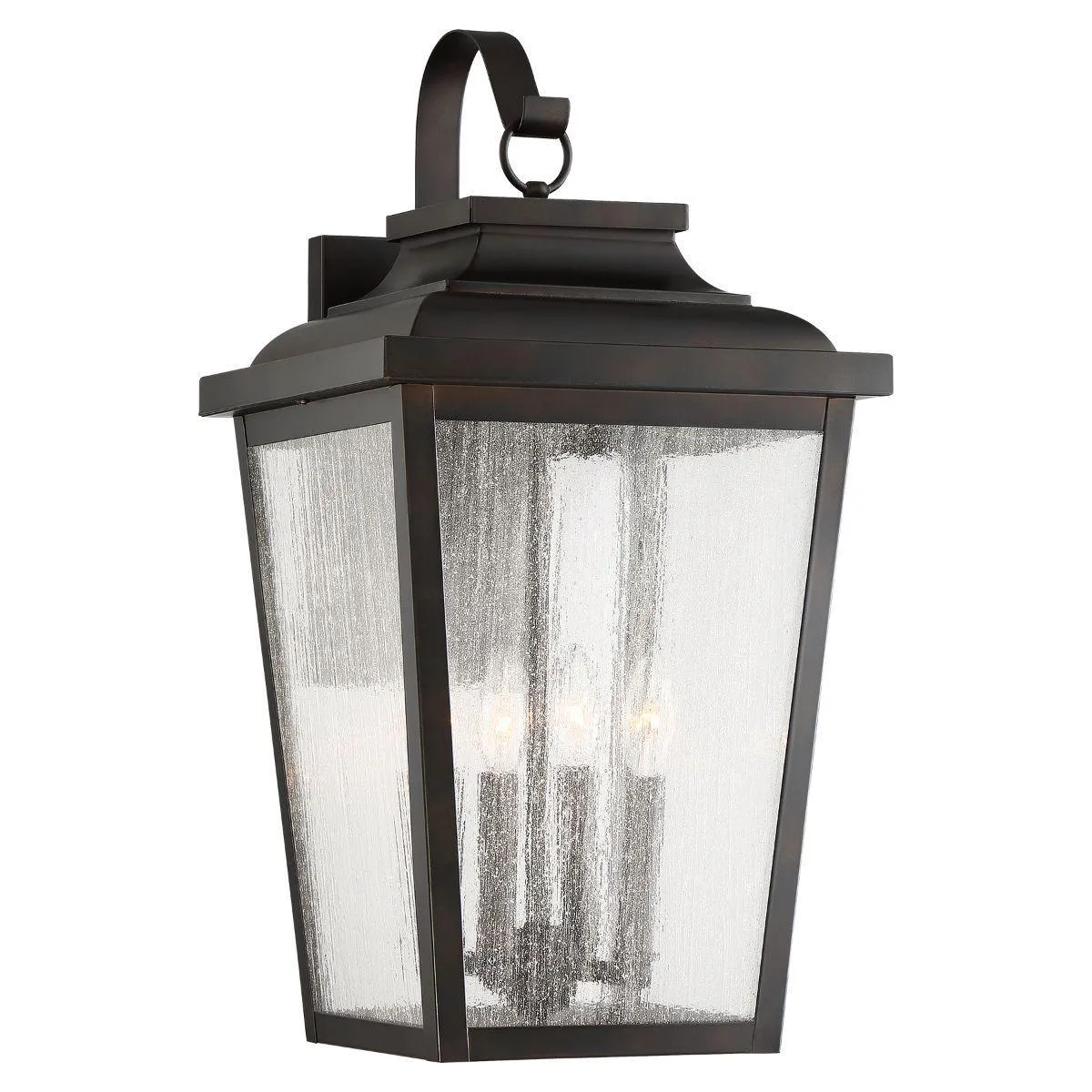 Irvington Manor 24 in. 4 Lights Outdoor Wall Lantern Bronze Finish