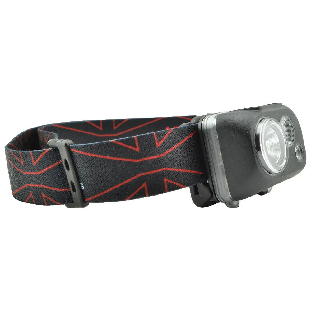 Klarus HC1-R 300 Lumen Waterproof Headlamp Lightweight 3 LEDs  White & Red Light