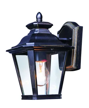 Knoxville 1-Light Outdoor Wall Mount in Bronze with Clear Glass