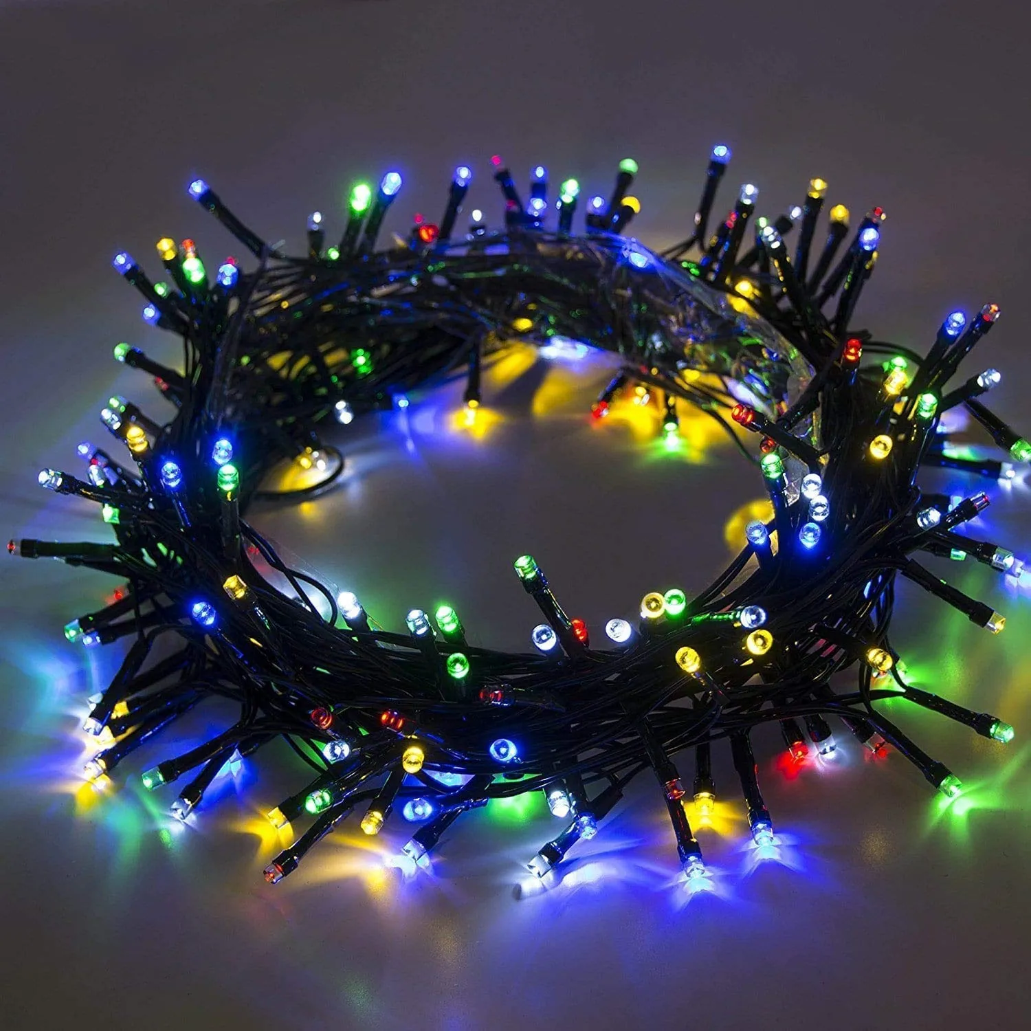 Kuber Industries 2 Piece 8 MM 30 Meter LED's Waterproof Fairy Decorative String Light - Red Green Blue - Decoration Indoor/Outdoor for Party Wedding Diwali -CTKTC023012