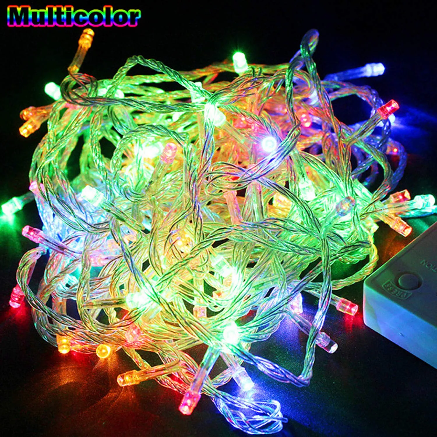 Kuber Industries 2 Piece 8 MM 30 Meter LED's Waterproof Fairy Decorative String Light - Red Green Blue - Decoration Indoor/Outdoor for Party Wedding Diwali -CTKTC023012