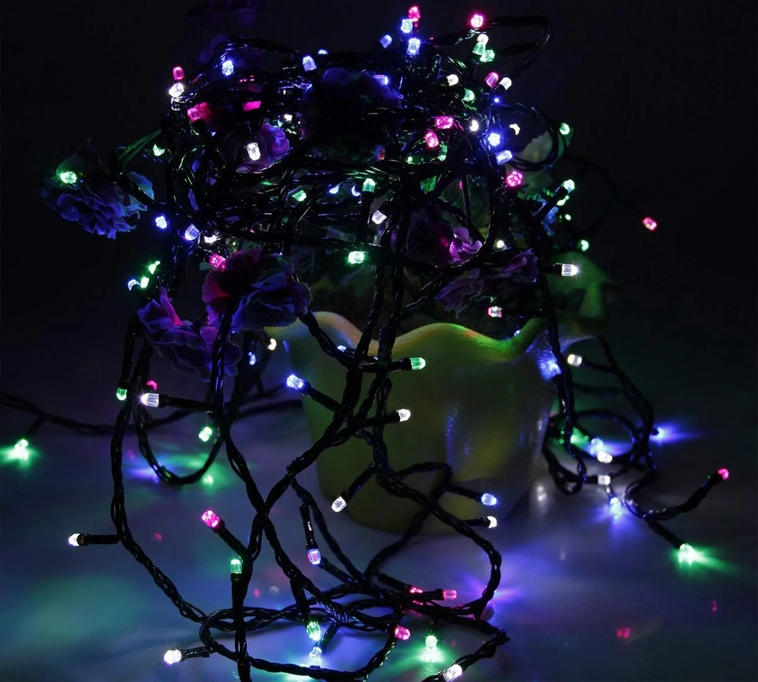 Kuber Industries 3 Pieces 15 Meter Diamond LED's Waterproof Fairy Decorative String Light - Red Green Blue - Decoration Indoor/Outdoor for Party Wedding Diwali -CTKTC22984