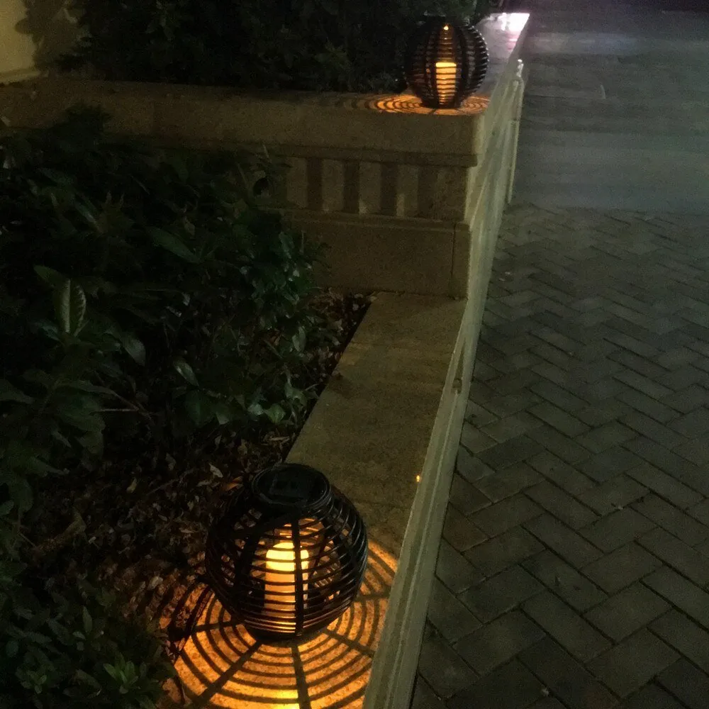 Large Solar Hanging Lantern for Outdoor Garden