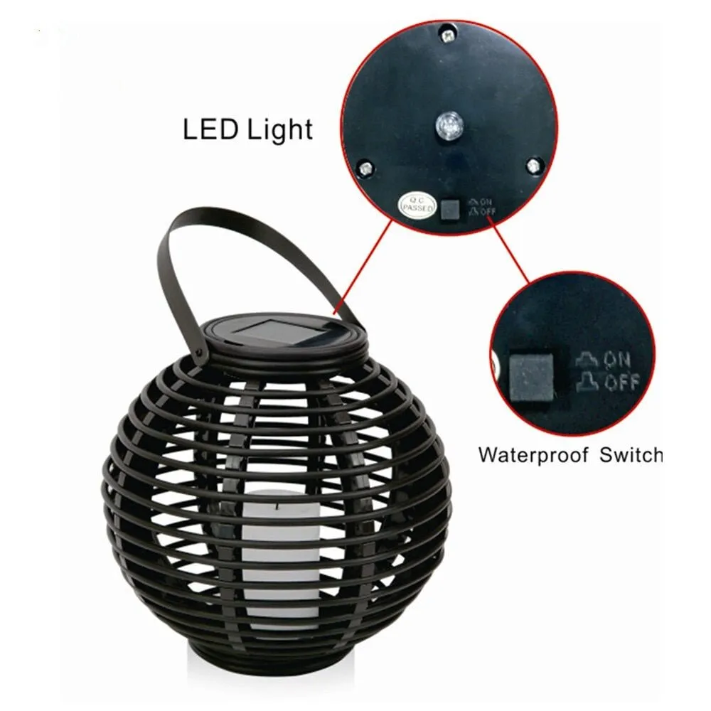 Large Solar Hanging Lantern for Outdoor Garden