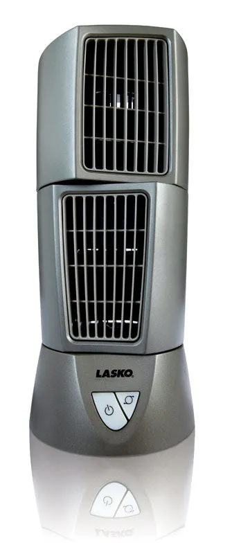 Lasko 14 in. H 3 speed Oscillating Desktop Wind Tower Fan