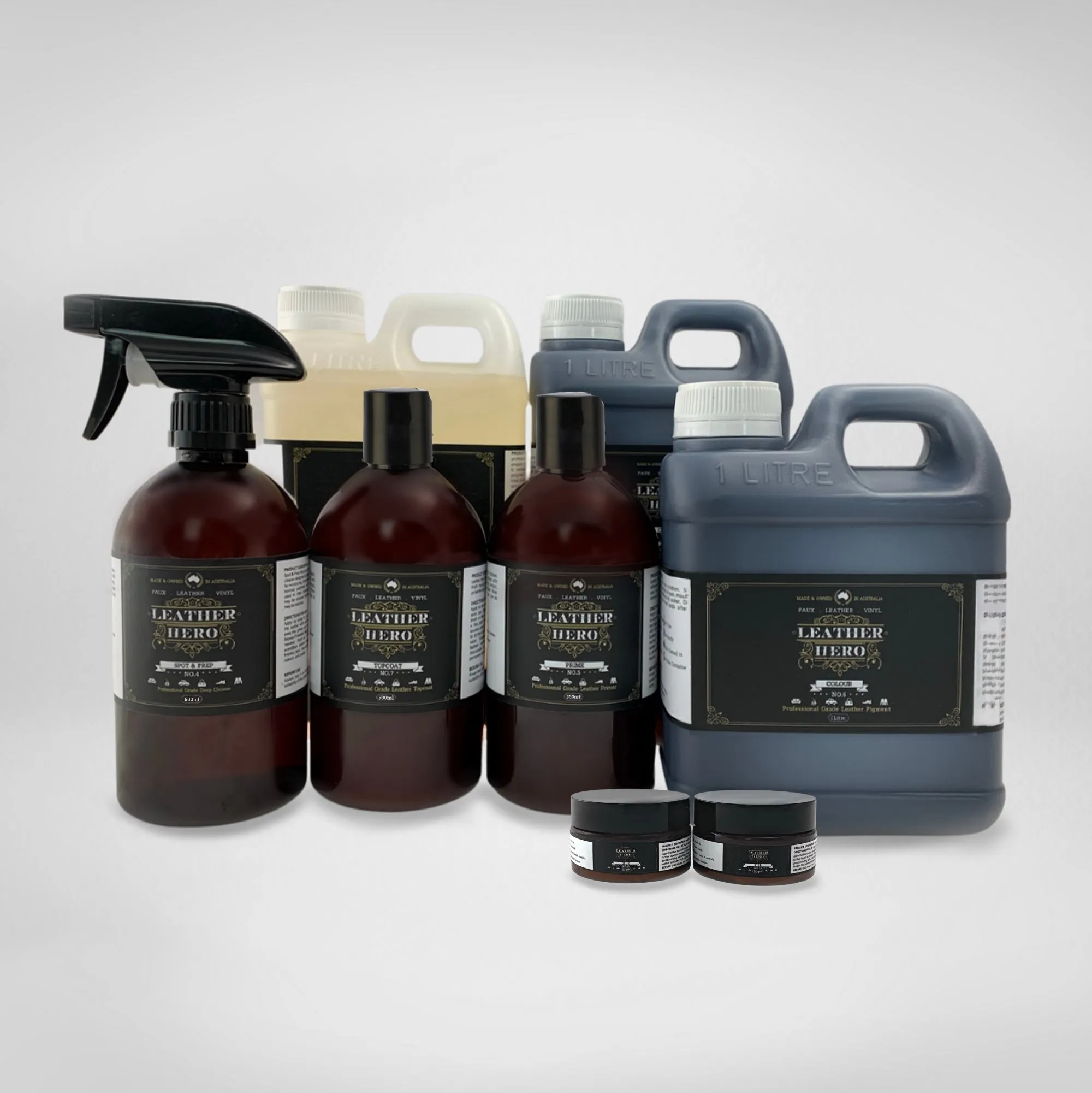 Leather Repair & Recolour Kit - Aniline Ruby