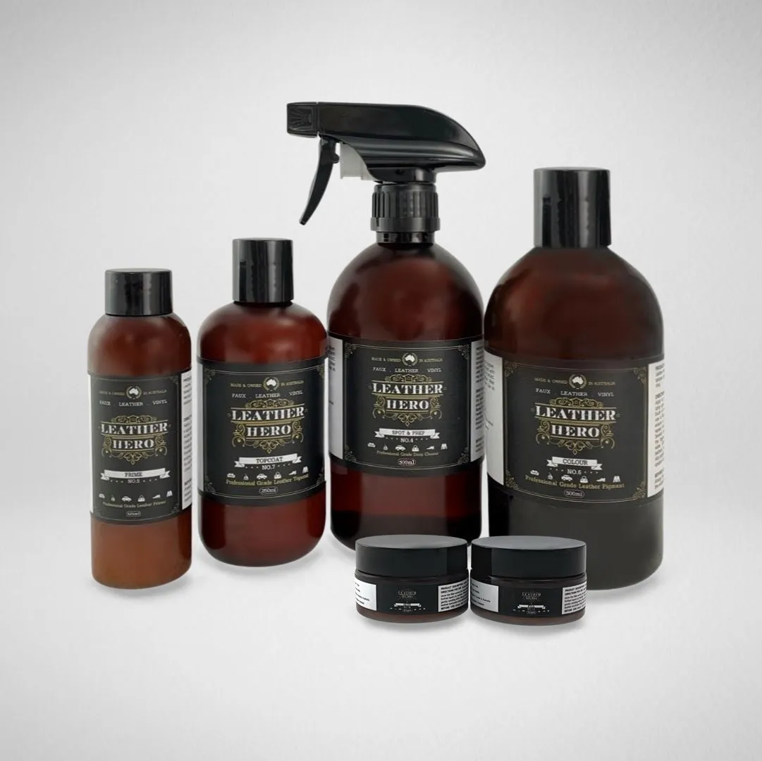 Leather Repair & Recolour Kit - Aniline Ruby