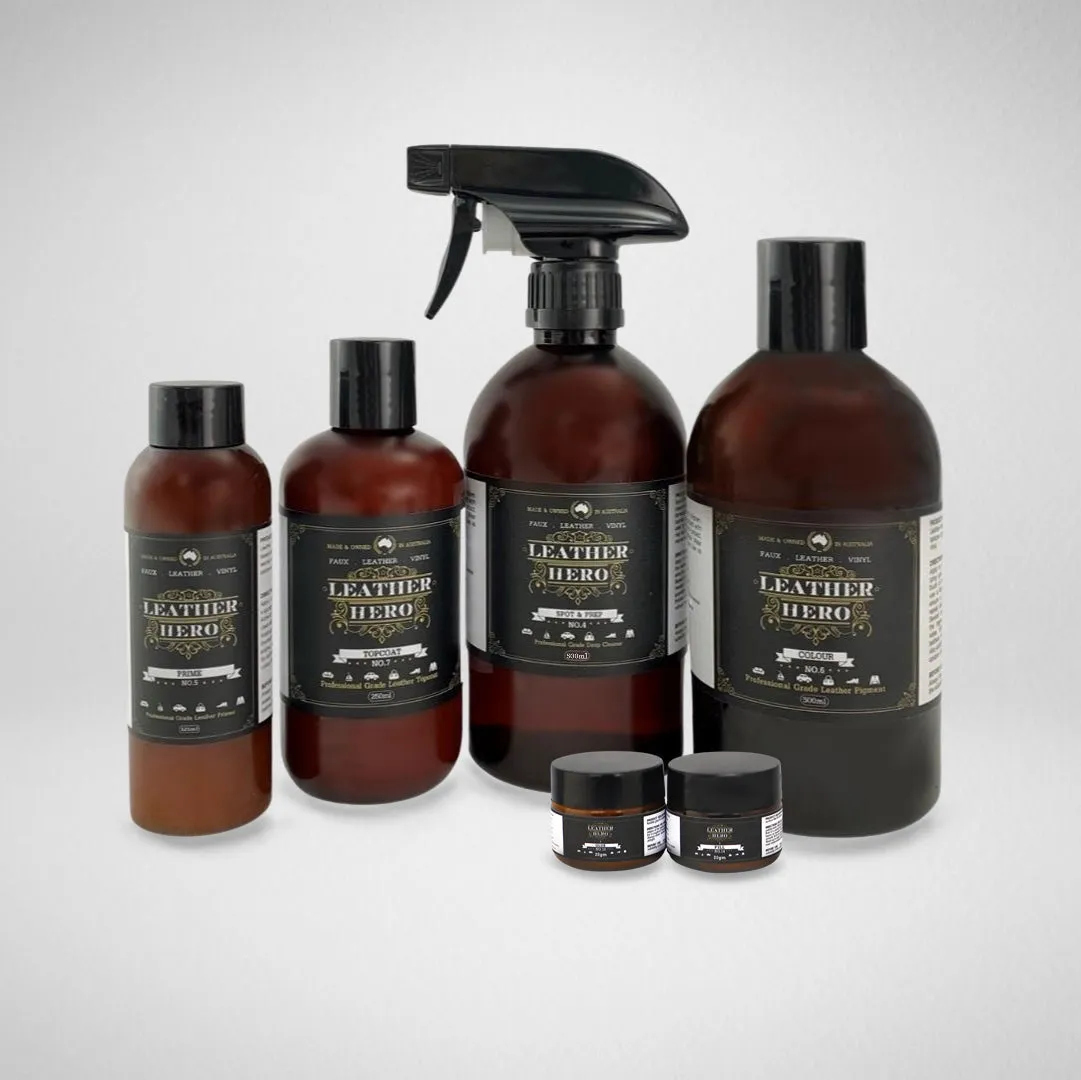 Leather Repair & Recolour Kit - Aniline Ruby