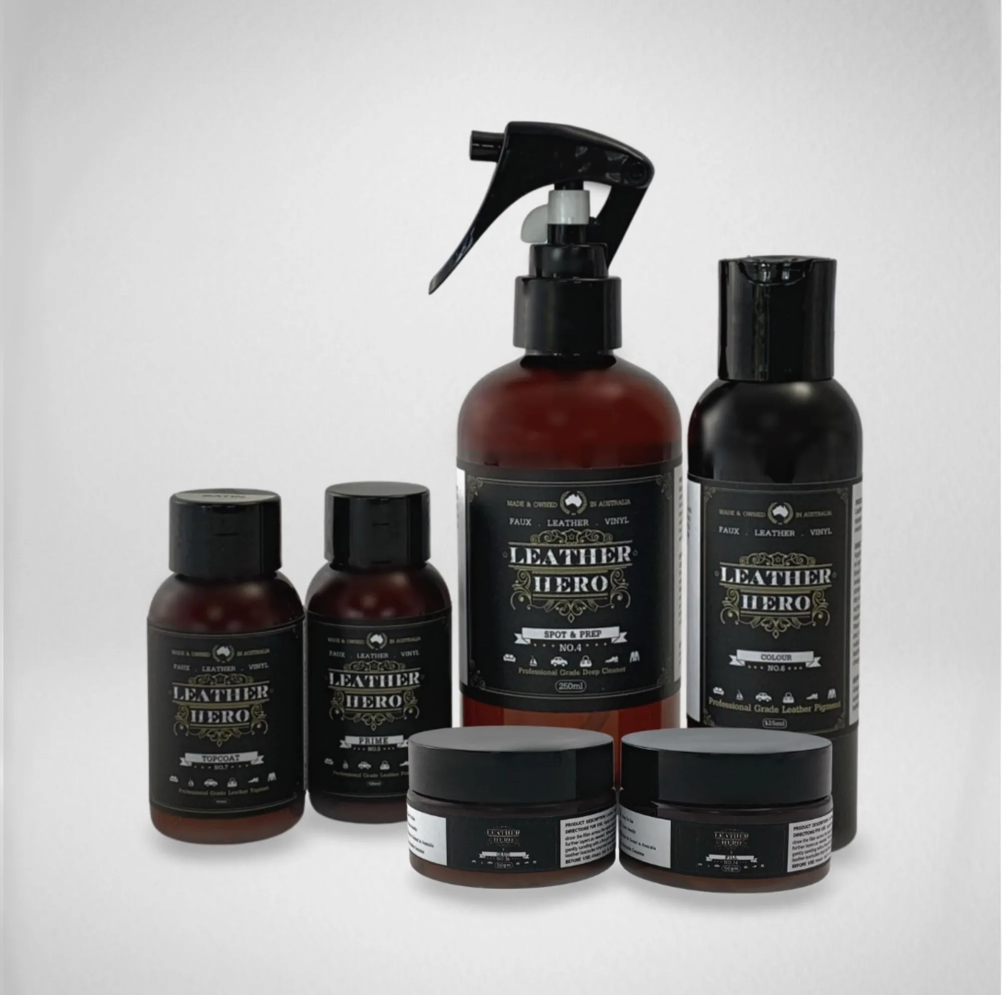 Leather Repair & Recolour Kit - Aniline Ruby