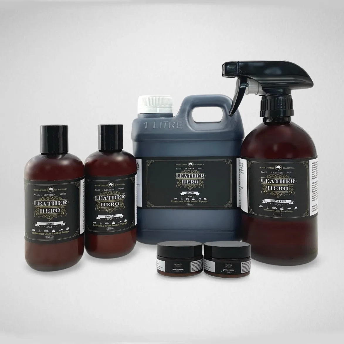 Leather Repair & Recolour Kit - Aniline Ruby