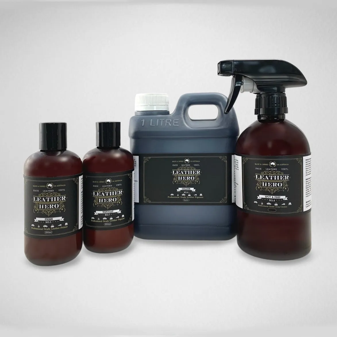 Leather Repair & Recolour Kit - Aniline Ruby