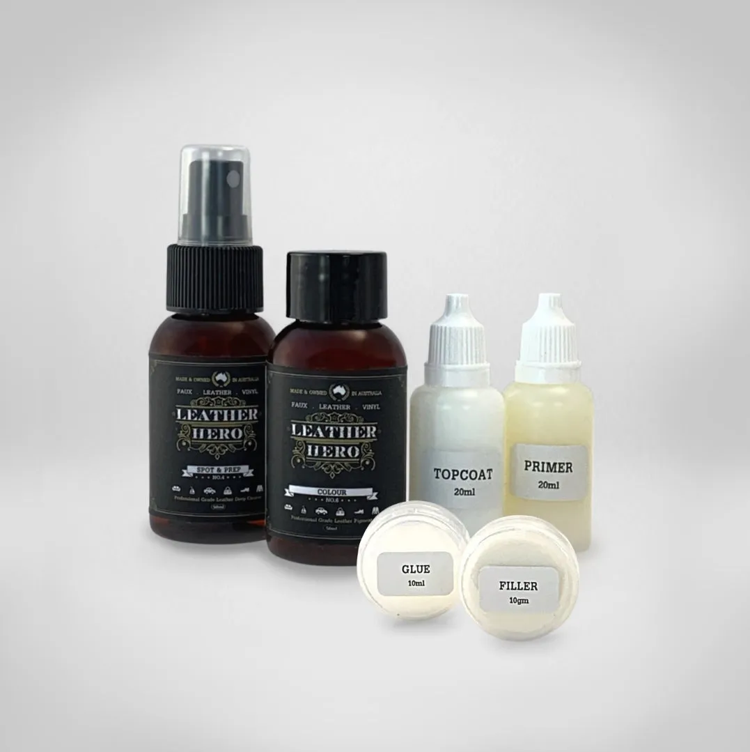 Leather Repair & Recolour Kit - Aniline Ruby