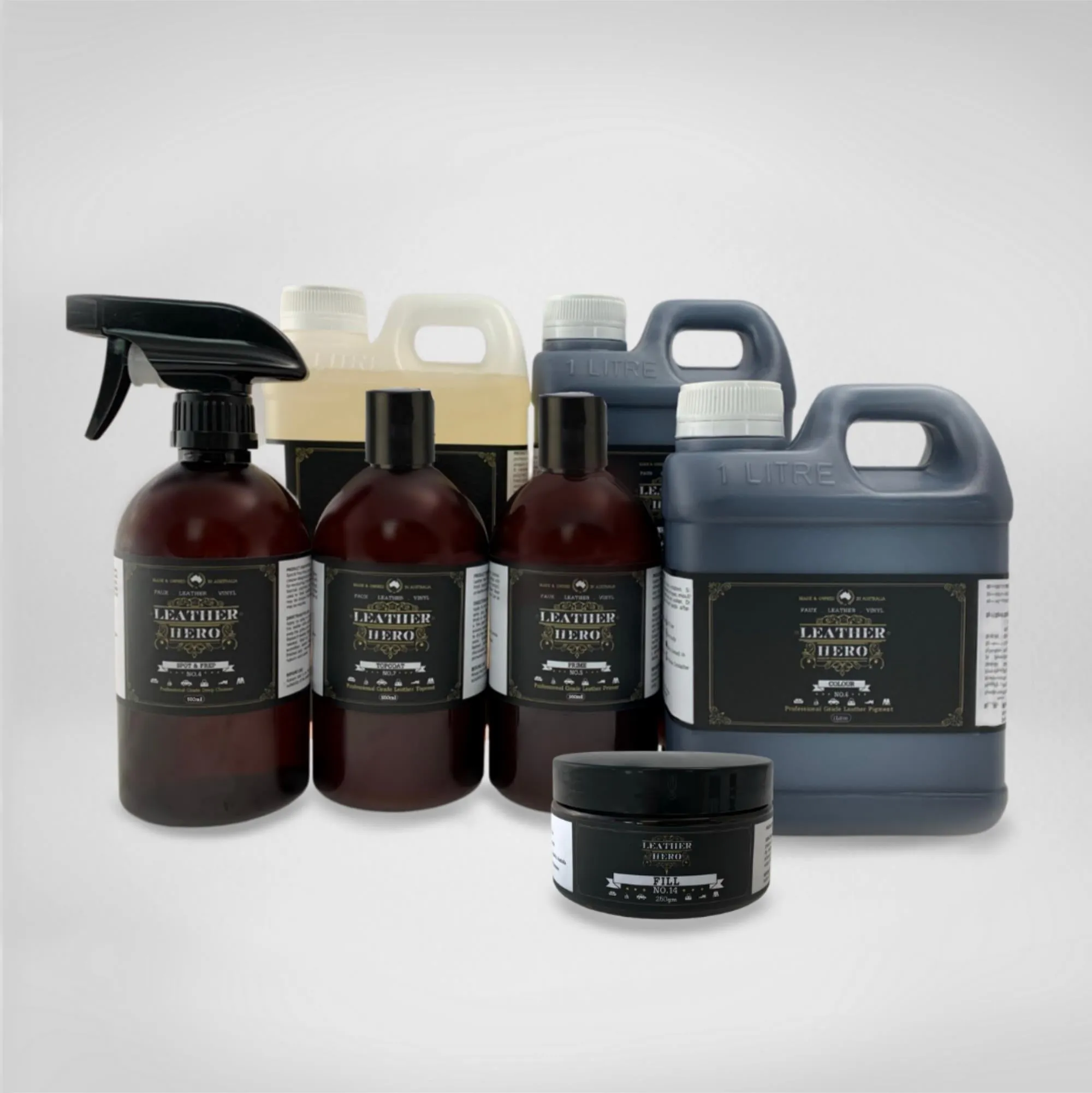 Leather Repair & Recolour Kit - Aniline Ruby