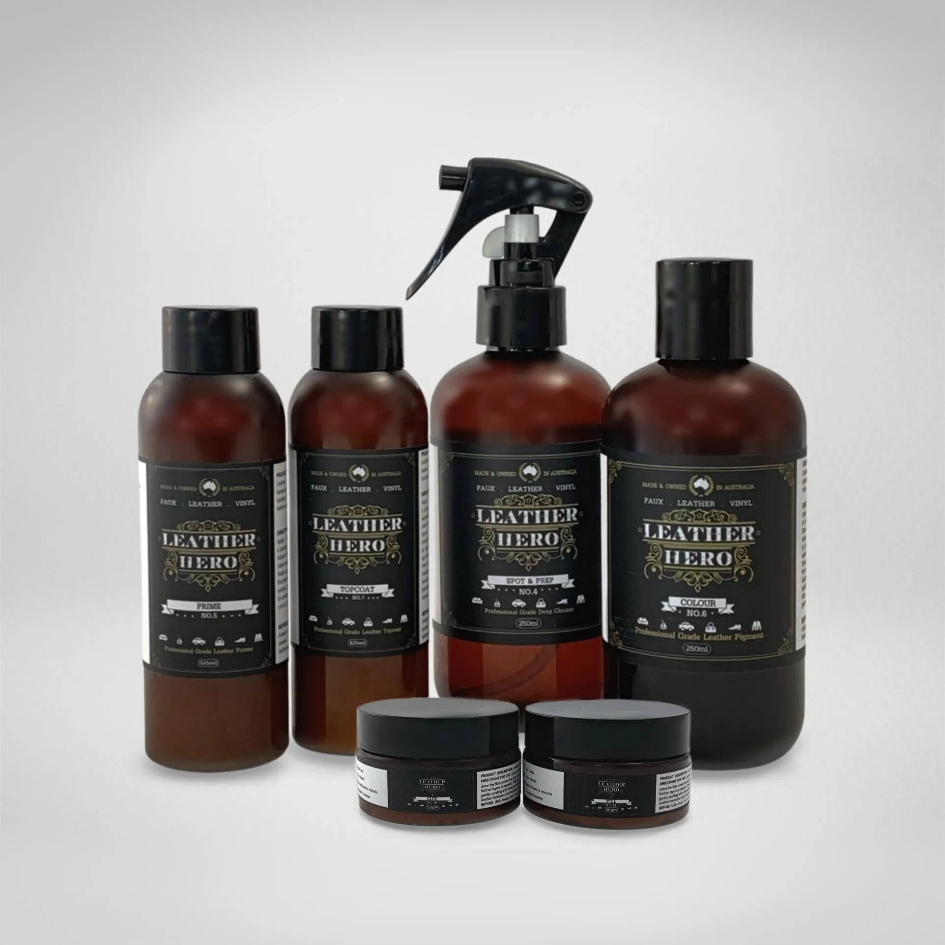 Leather Repair & Recolour Kit - Aniline Ruby