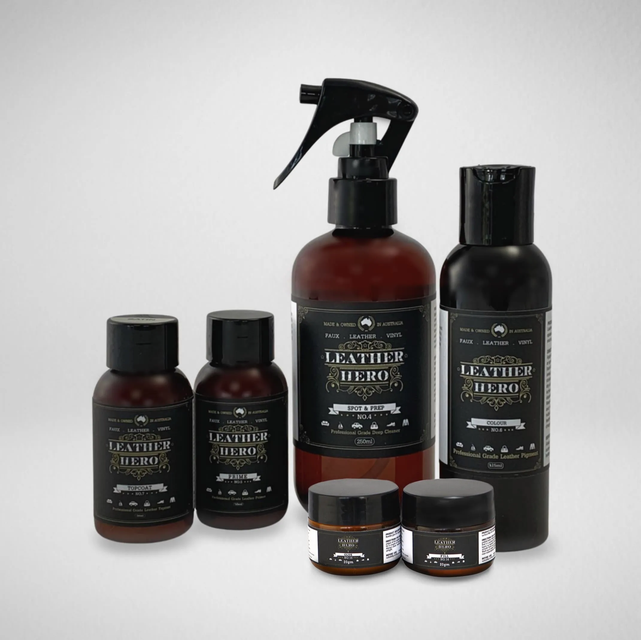 Leather Repair & Recolour Kit - Aniline Ruby