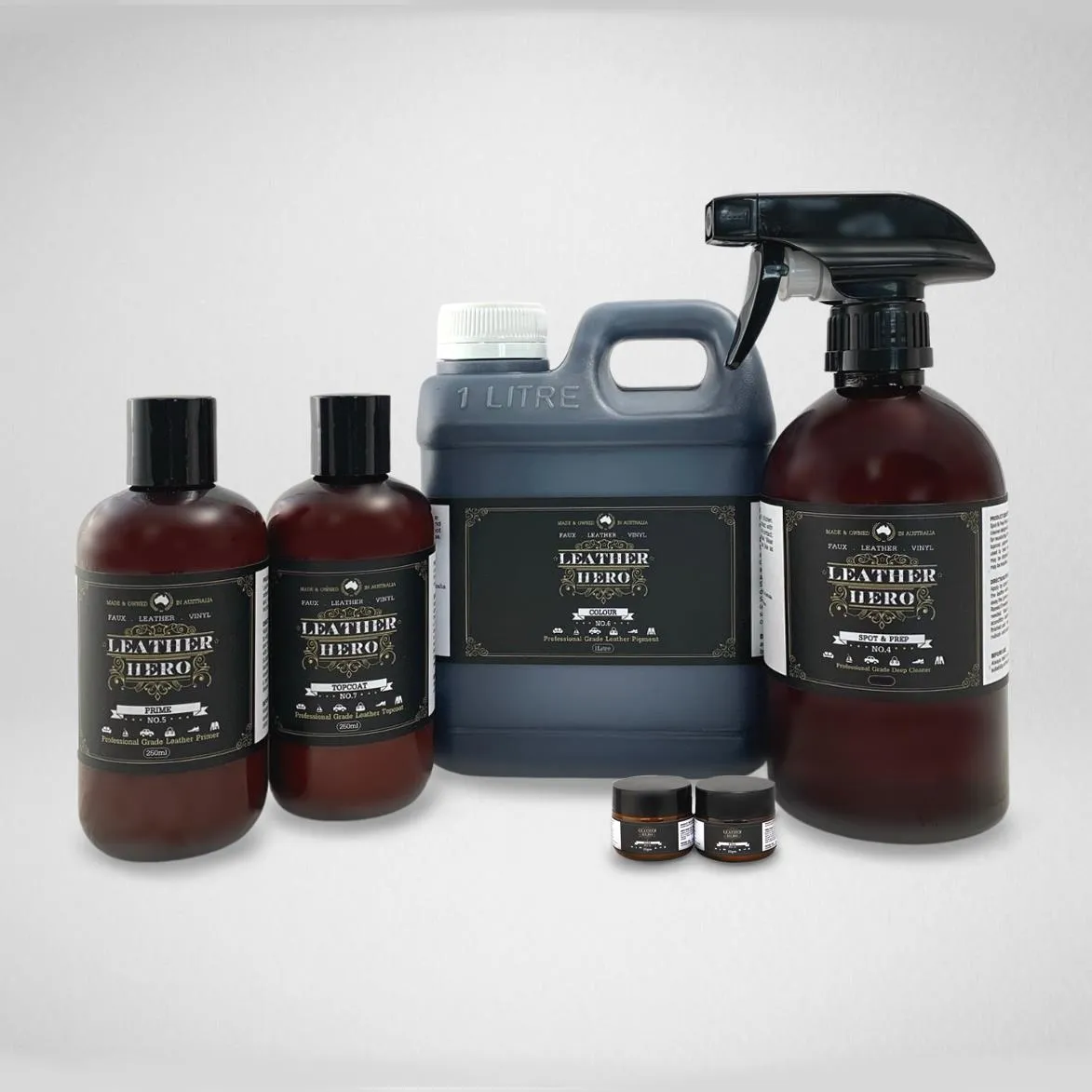 Leather Repair & Recolour Kit - Aniline Ruby