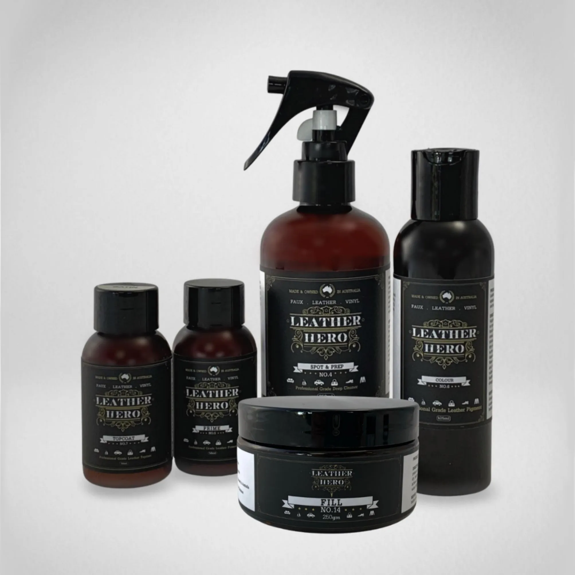 Leather Repair & Recolour Kit - Aniline Ruby