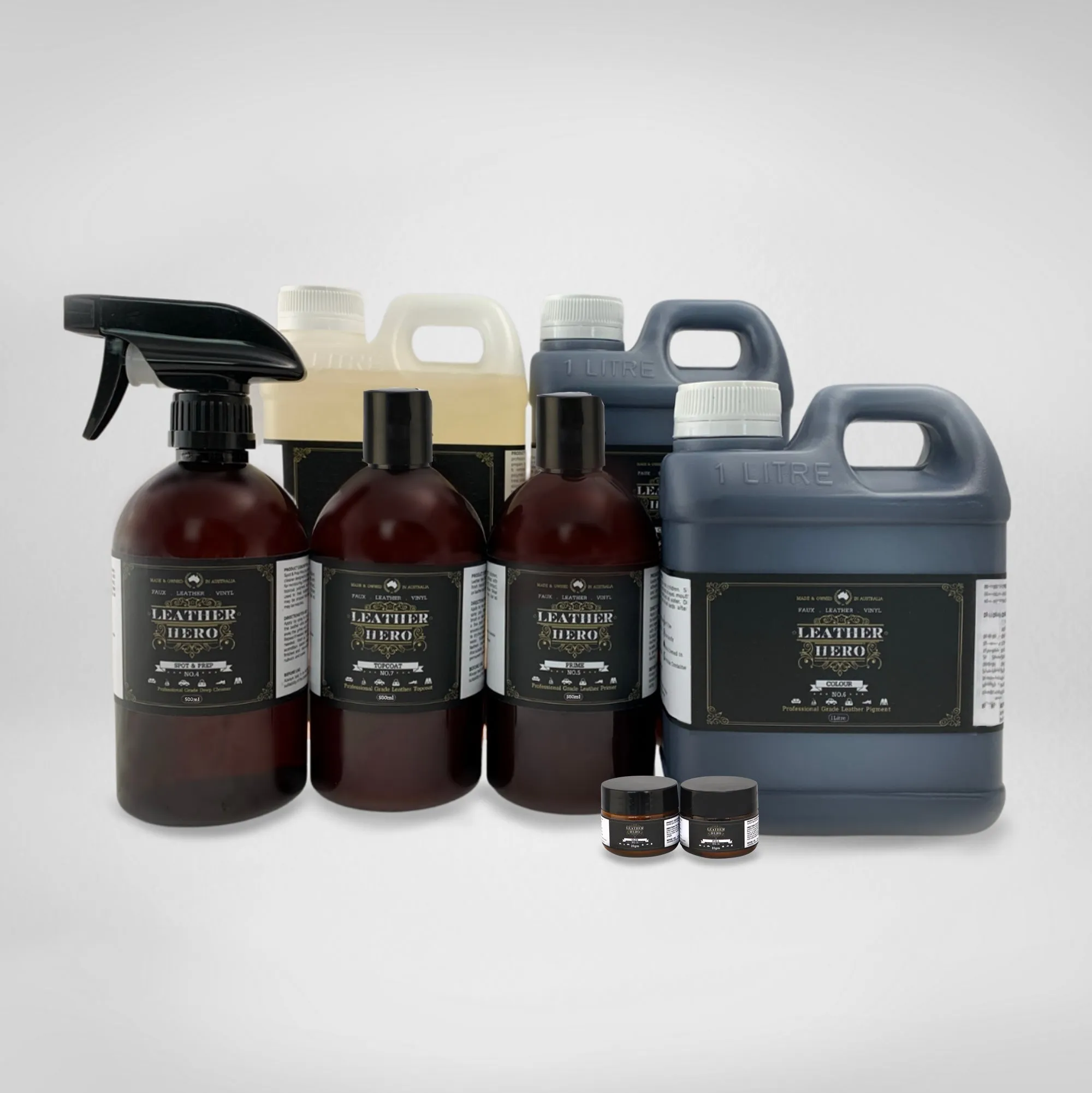 Leather Repair & Recolour Kit - Aniline Ruby