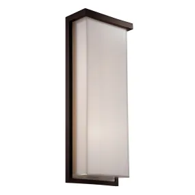 Ledge 1 Light Outdoor Wall Light in Bronze