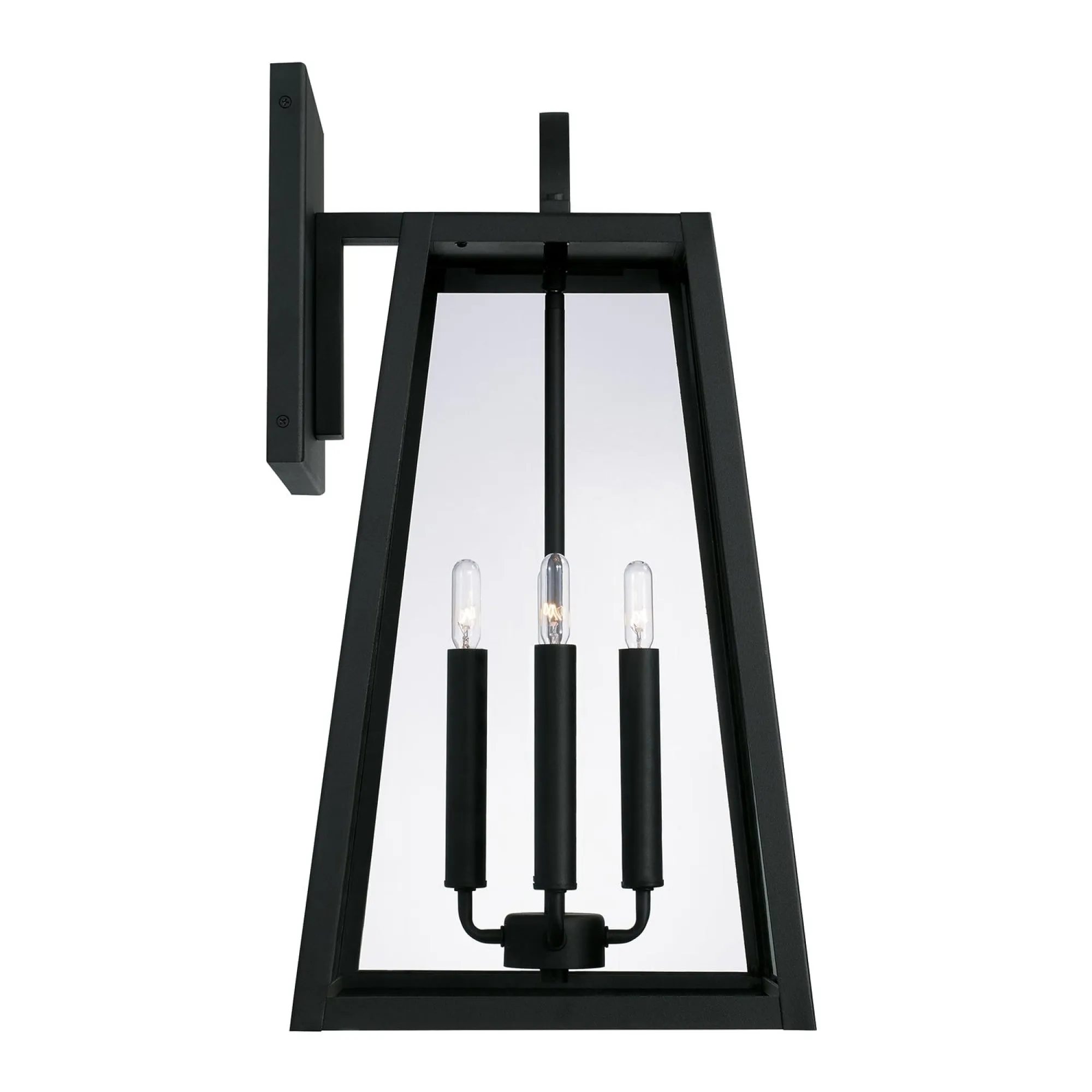 Leighton - 4 Light Coastal Outdoor Wall Lantern - 23" - Black