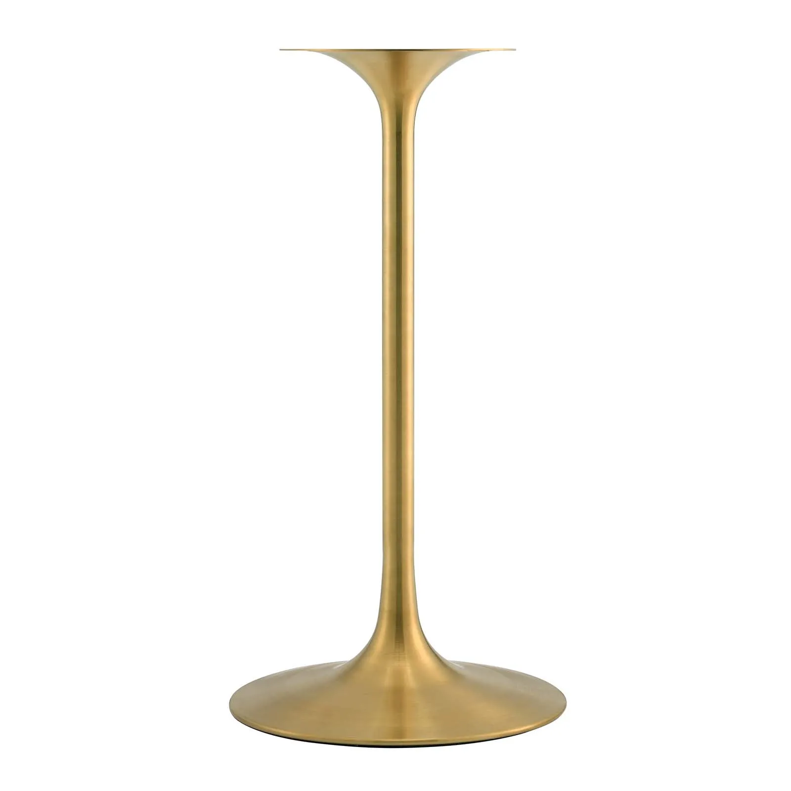 Lippa 28" Round Artificial Marble Bar Table Gold Black EEI-5533-GLD-BLK